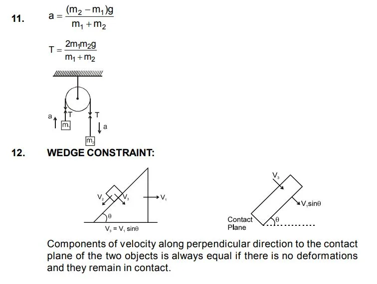 Physics Formula sheet 9