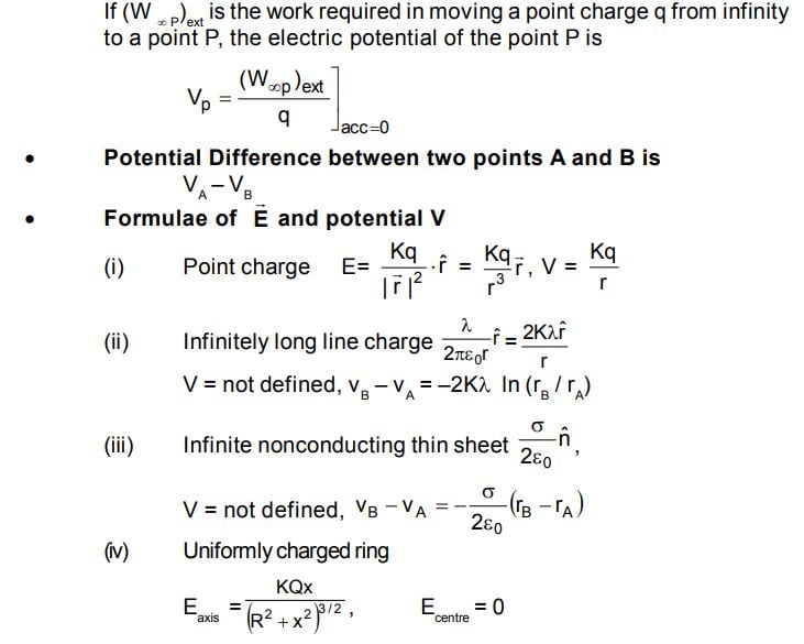 physics formula sheet