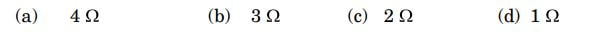 The potential difference across a cell in an open circuit is 8 V. It falls to 4 V when a current of 4 A is drawn from it. The internal resistance of the cell is