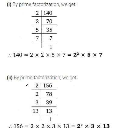 Class 10 Maths 1.1 Solutions Question 1.