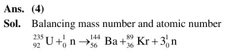 Which of the following nuclear fragments  corresponding to nuclear fission between neutron and uranium isotope   is correct:  